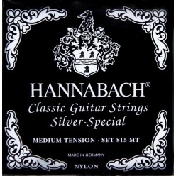 Hannabach 7164847 Struny do gitary klasycznej Serie 815 Medium tension Silver Special